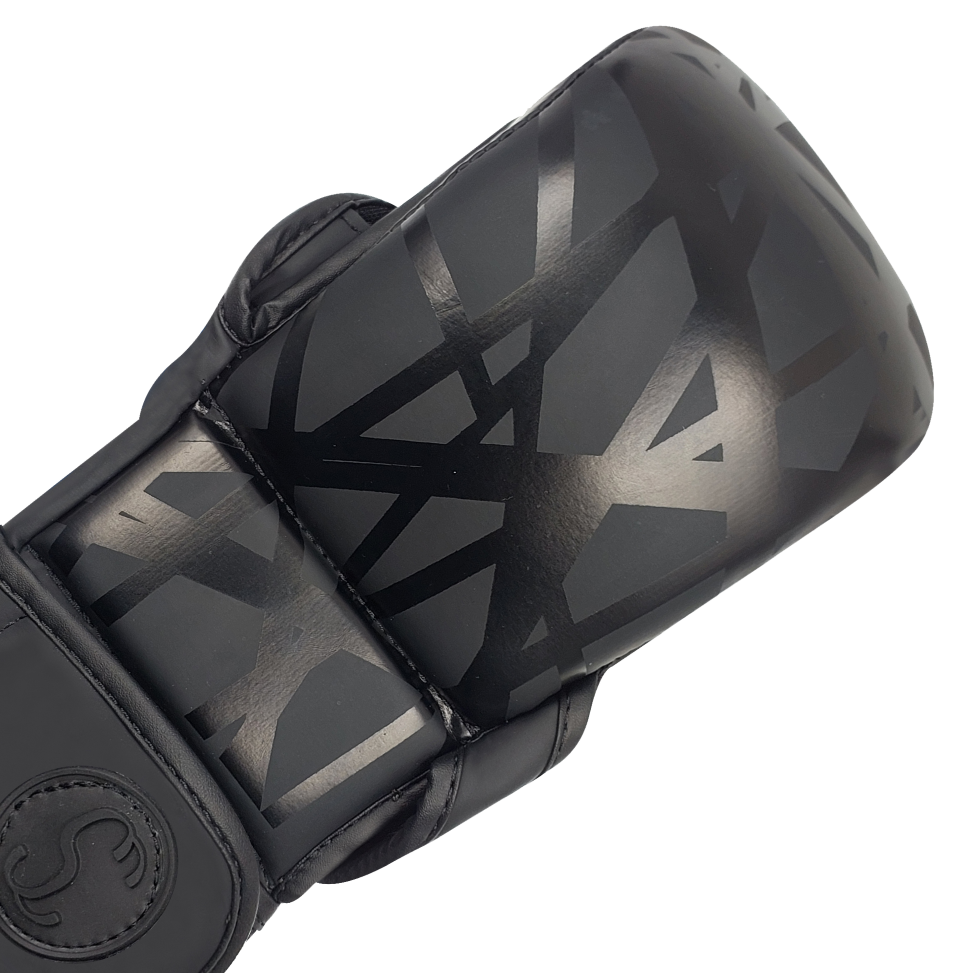 Sporty Clad BNS Matt Black MMA Grappling Training Mixed Martial Arts Sparring Gloves