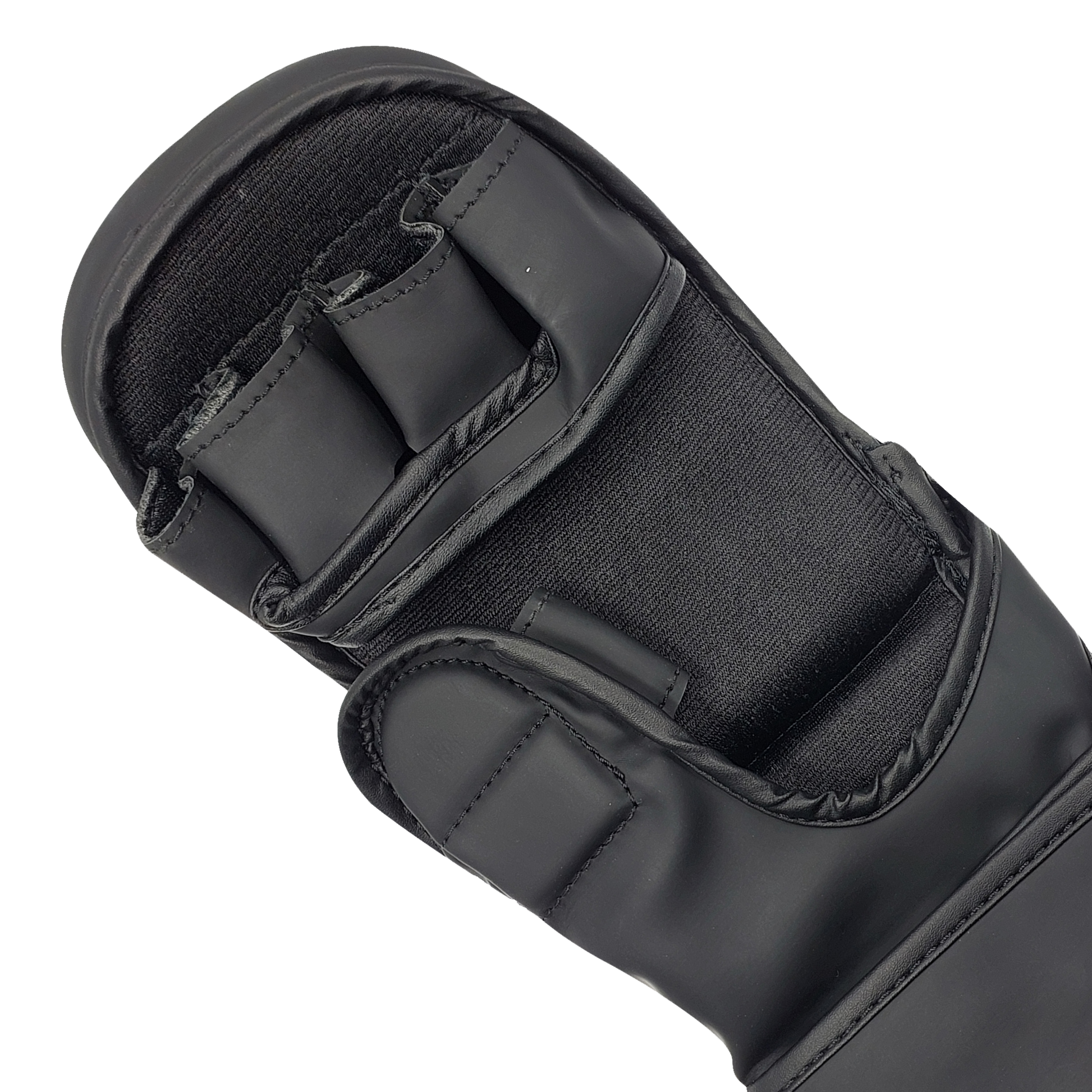 Sporty Clad BNS Matt Black MMA Grappling Training Mixed Martial Arts Sparring Gloves