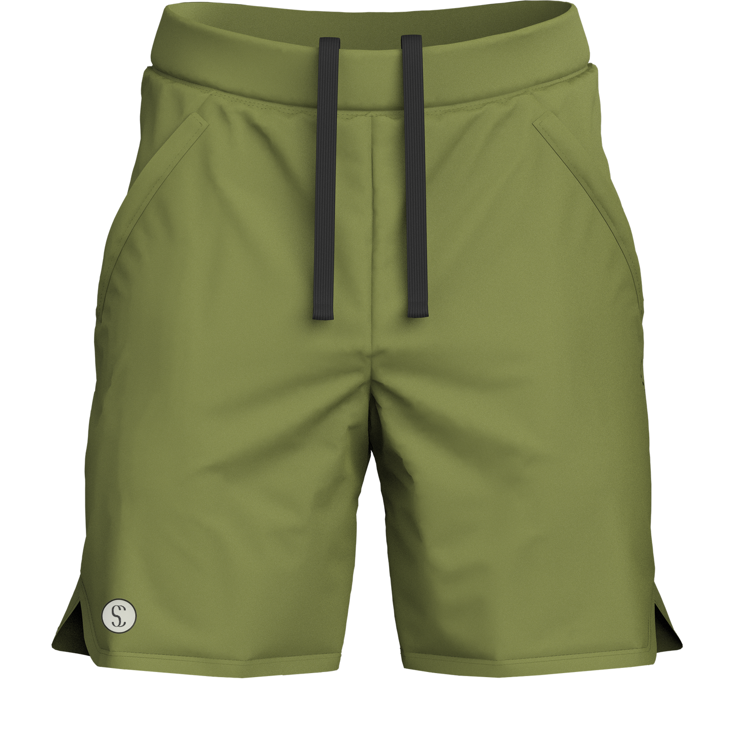 Men's Green Long Sleeve T-Shirt, Sports Shorts & Socks Set