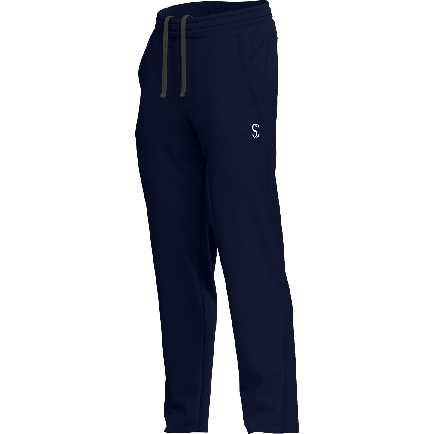 Men's Navy Blue Poly Fleece Thermal Tracksuit Bottoms