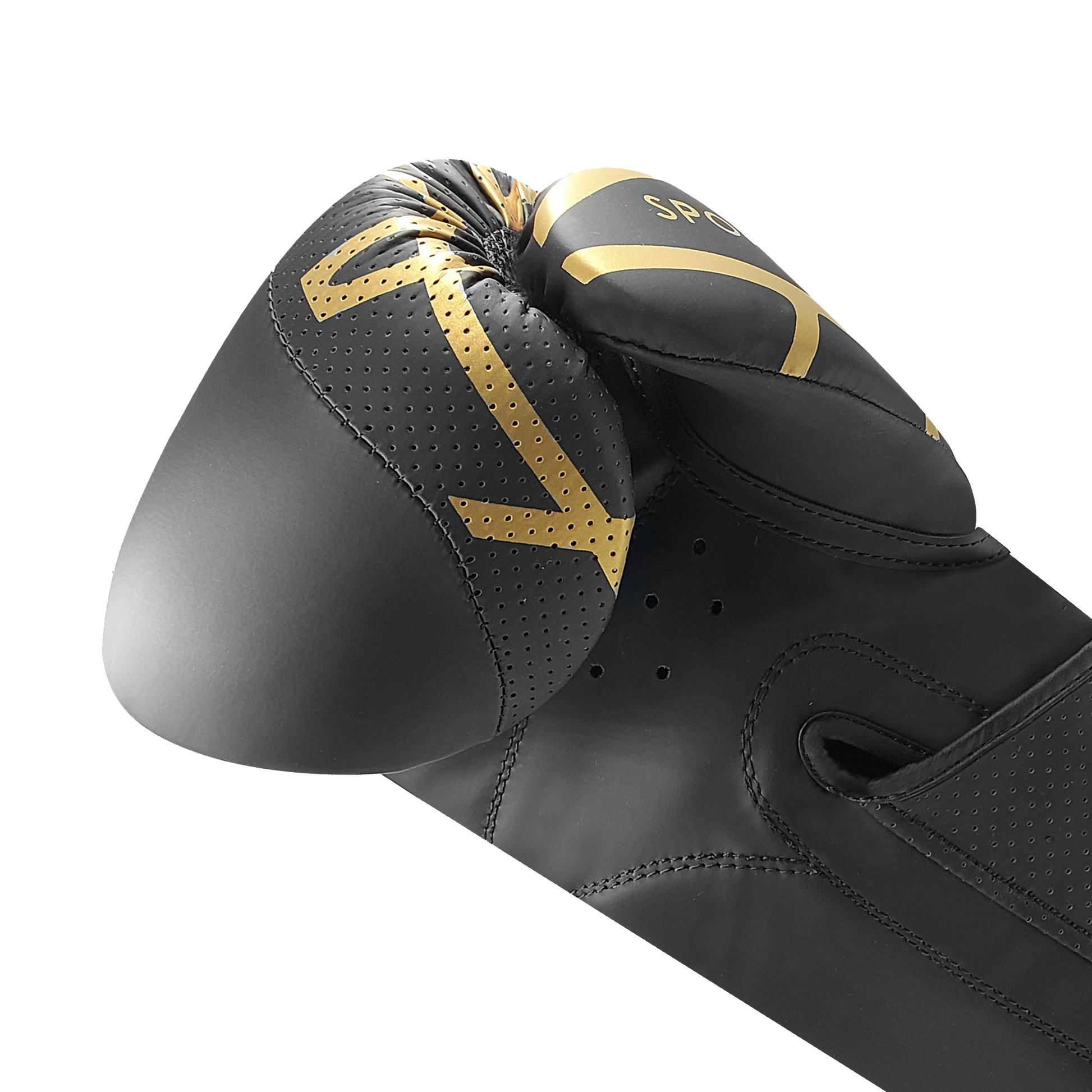 Sporty Clad Ravager Golden Black Boxing Training Gloves Sparring Punching Mitts