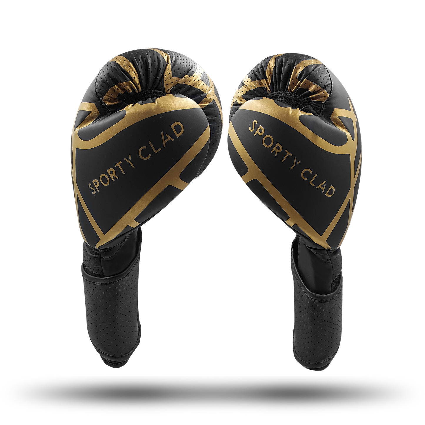 Sporty Clad Ravager Golden Black Boxing Training Gloves Sparring Punching Mitts