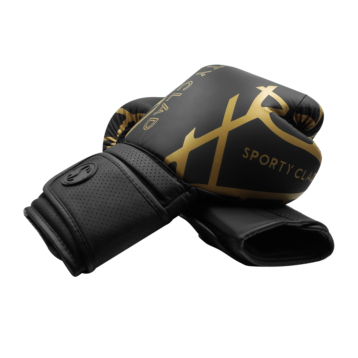 Sporty Clad Ravager Golden Black Boxing Training Gloves Sparring Punching Mitts