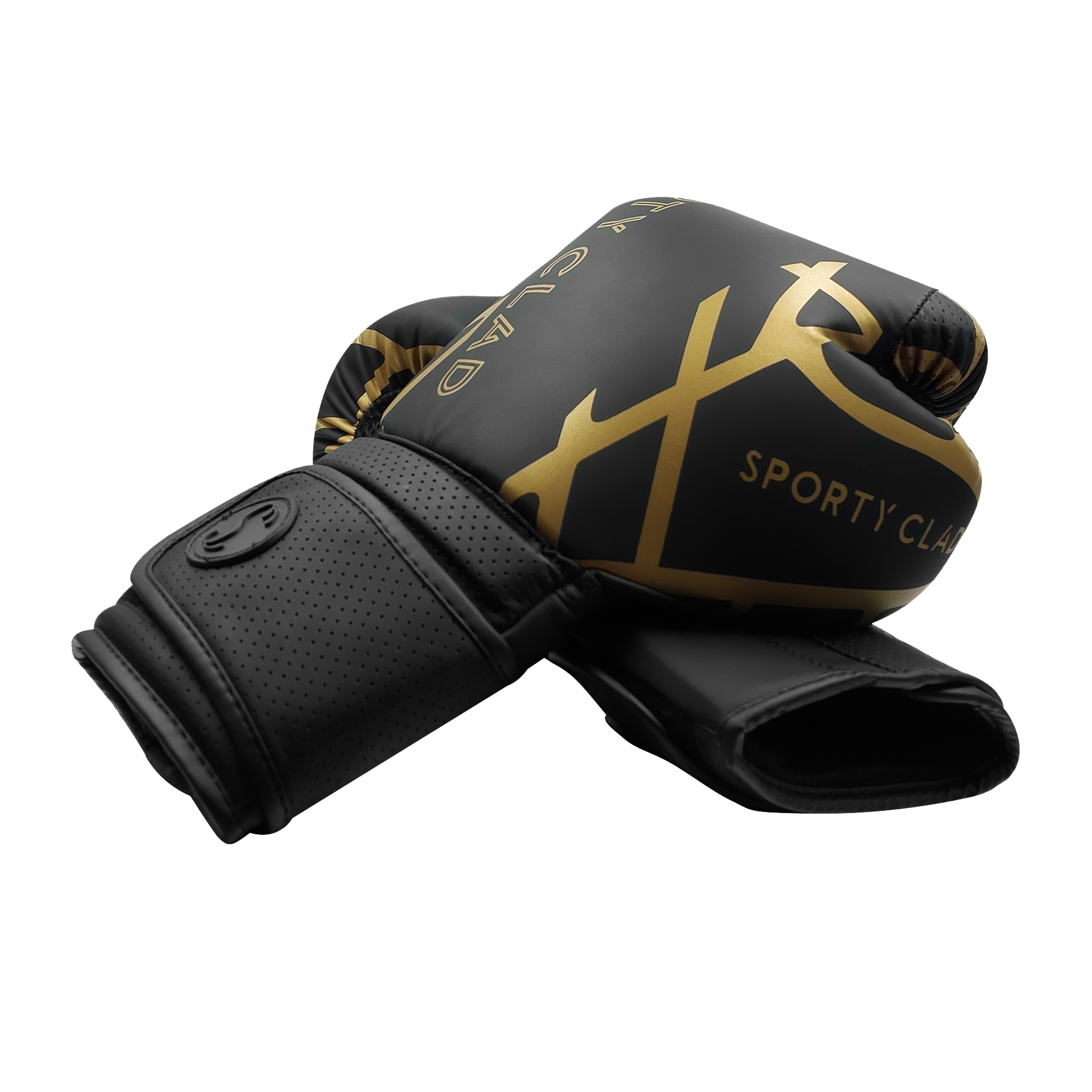 Sporty Clad Ravager Golden Black Boxing Training Gloves Sparring Punching Mitts