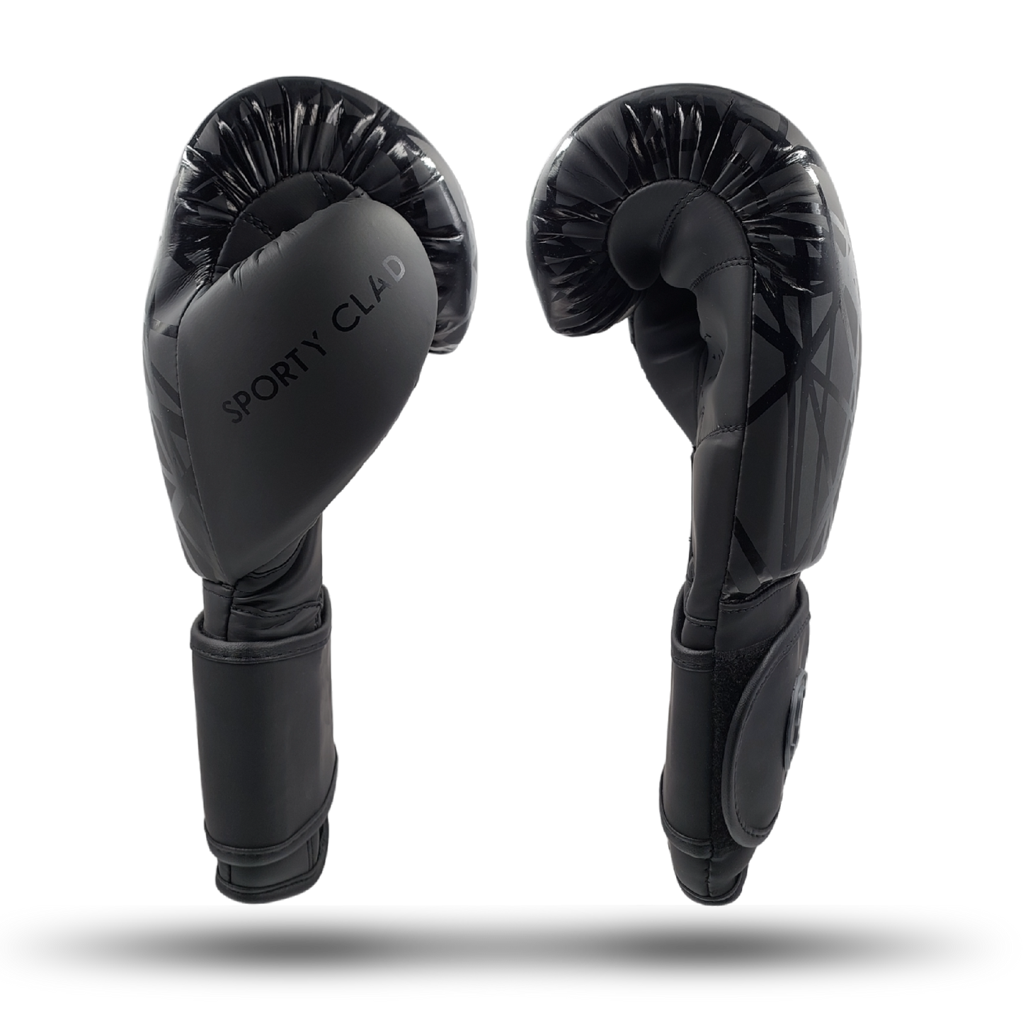 Black Boxing Gloves BNS for Training & Sparring Sporty Clad