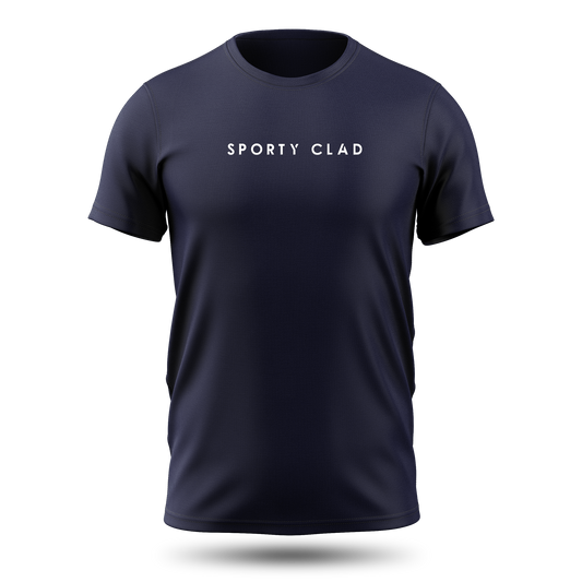 Men's Premium Cotton Blue Short Sleeve T-Shirt
