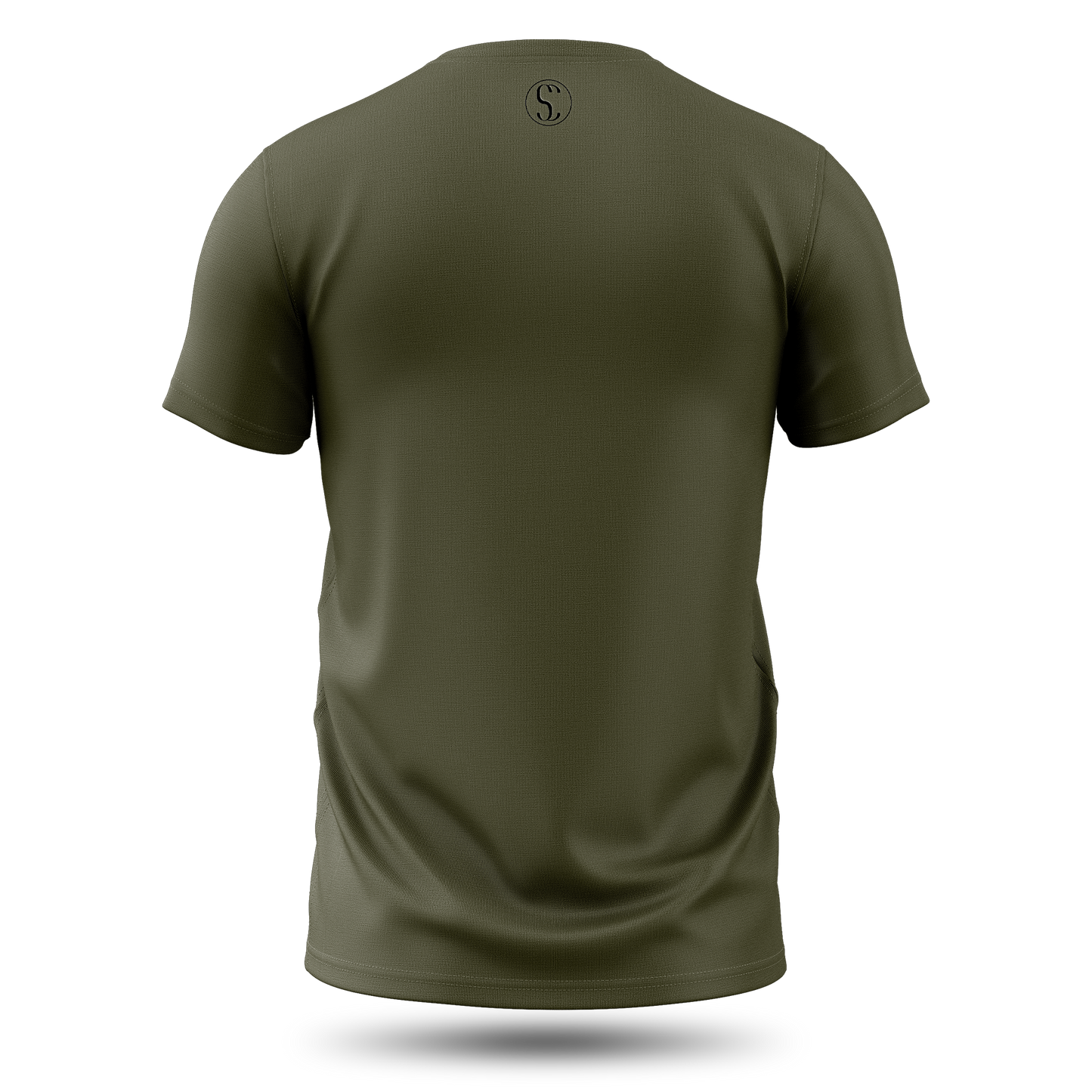 Men's Premium Cotton Olive Green Short Sleeve T-Shirt
