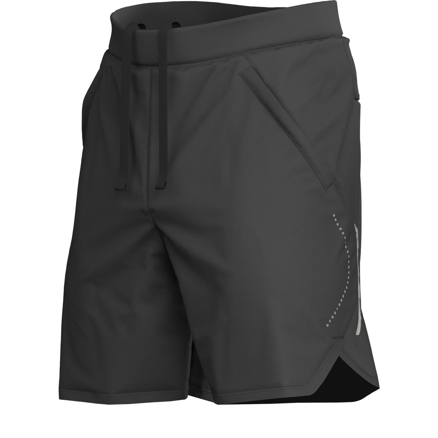 Men's Grey Long Sleeve T-Shirt, Sports Shorts & Socks Set