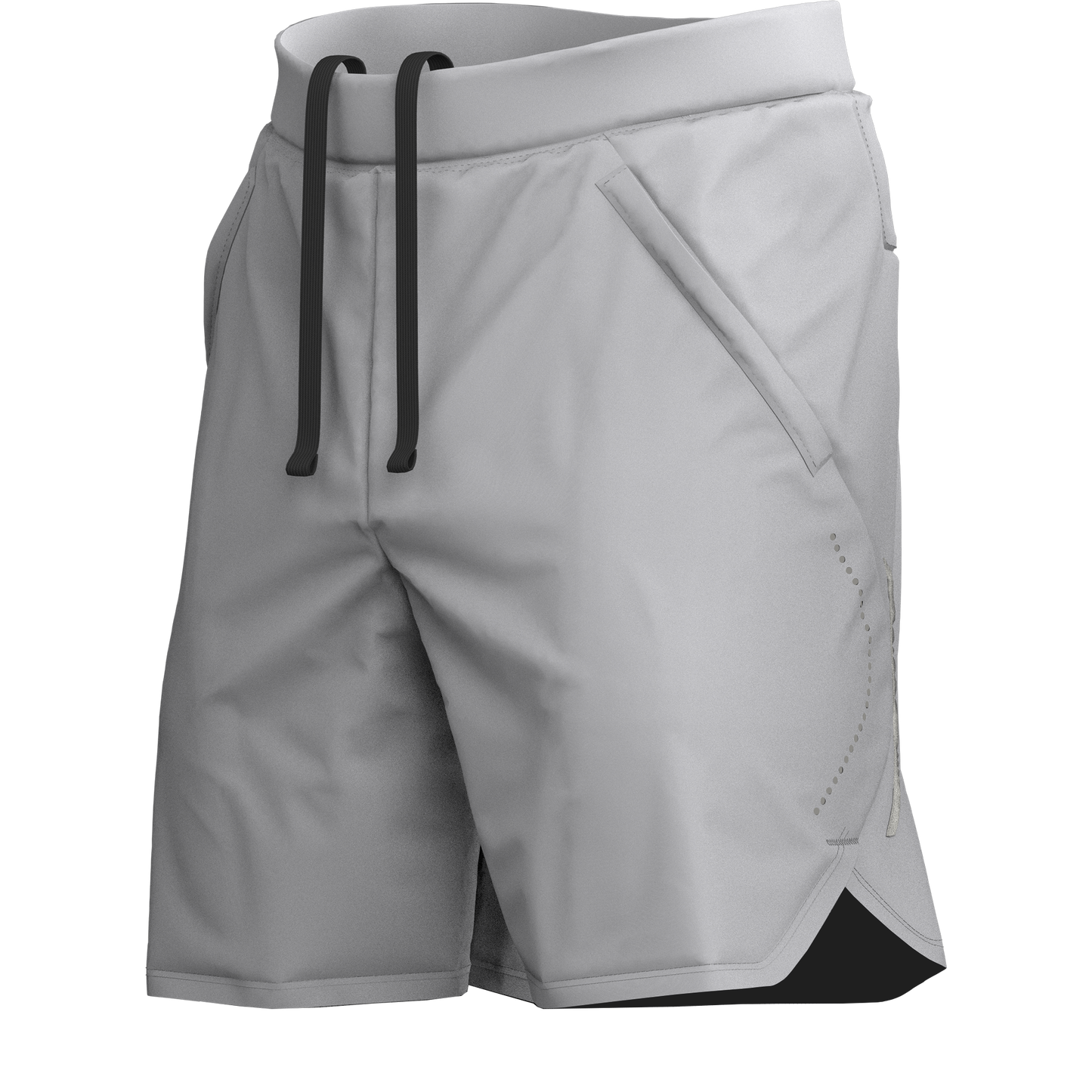 Men's Light Grey Long Sleeve T-Shirt, Sports Shorts & Socks Set