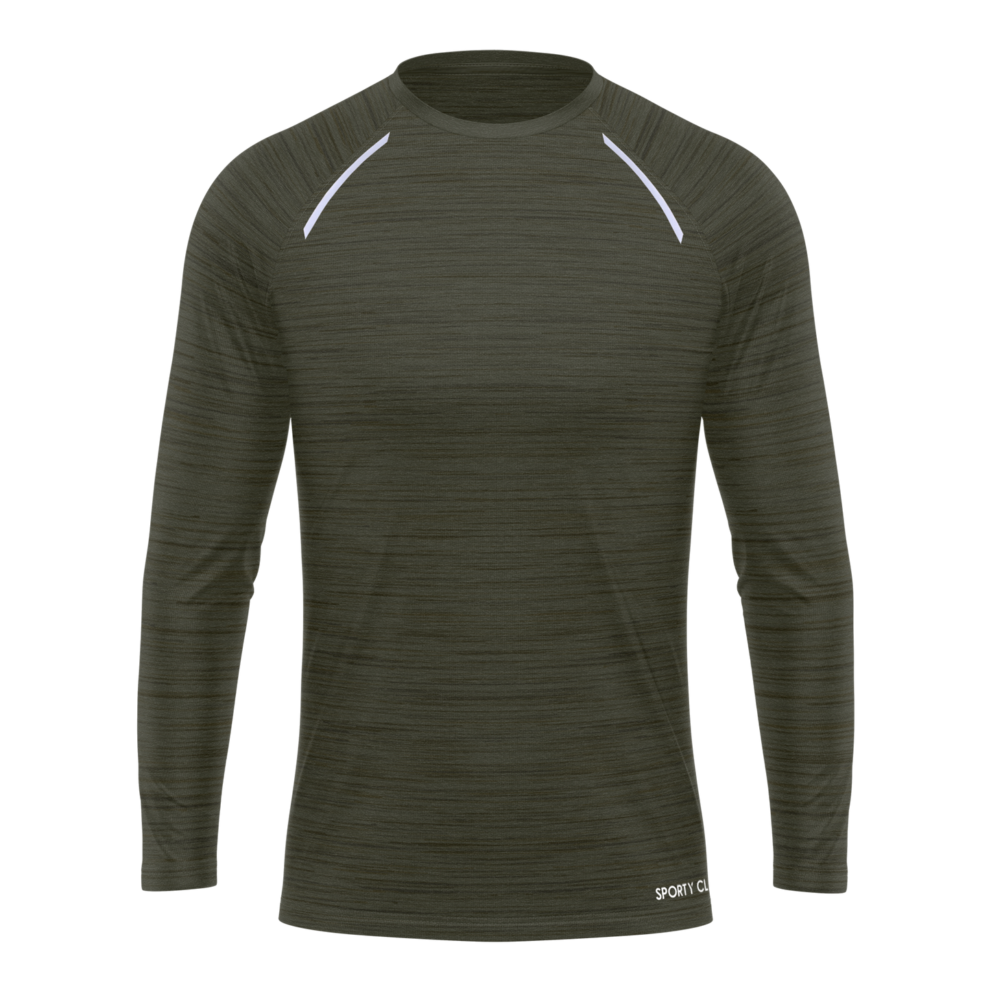 Men's Green Long Sleeve T-Shirt, Sports Shorts & Socks Set