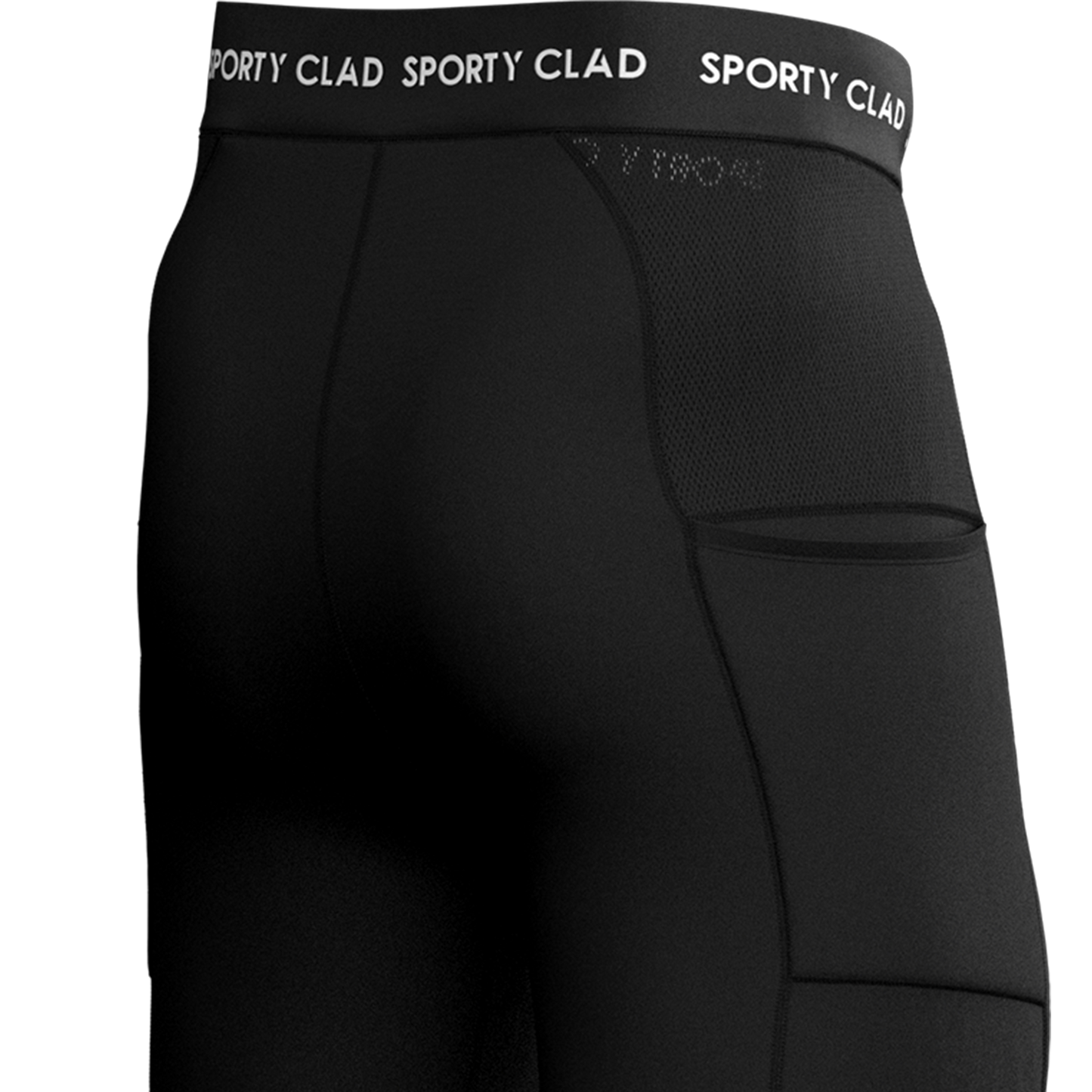 Men's Black Thermal Base Layer Compression Leggings