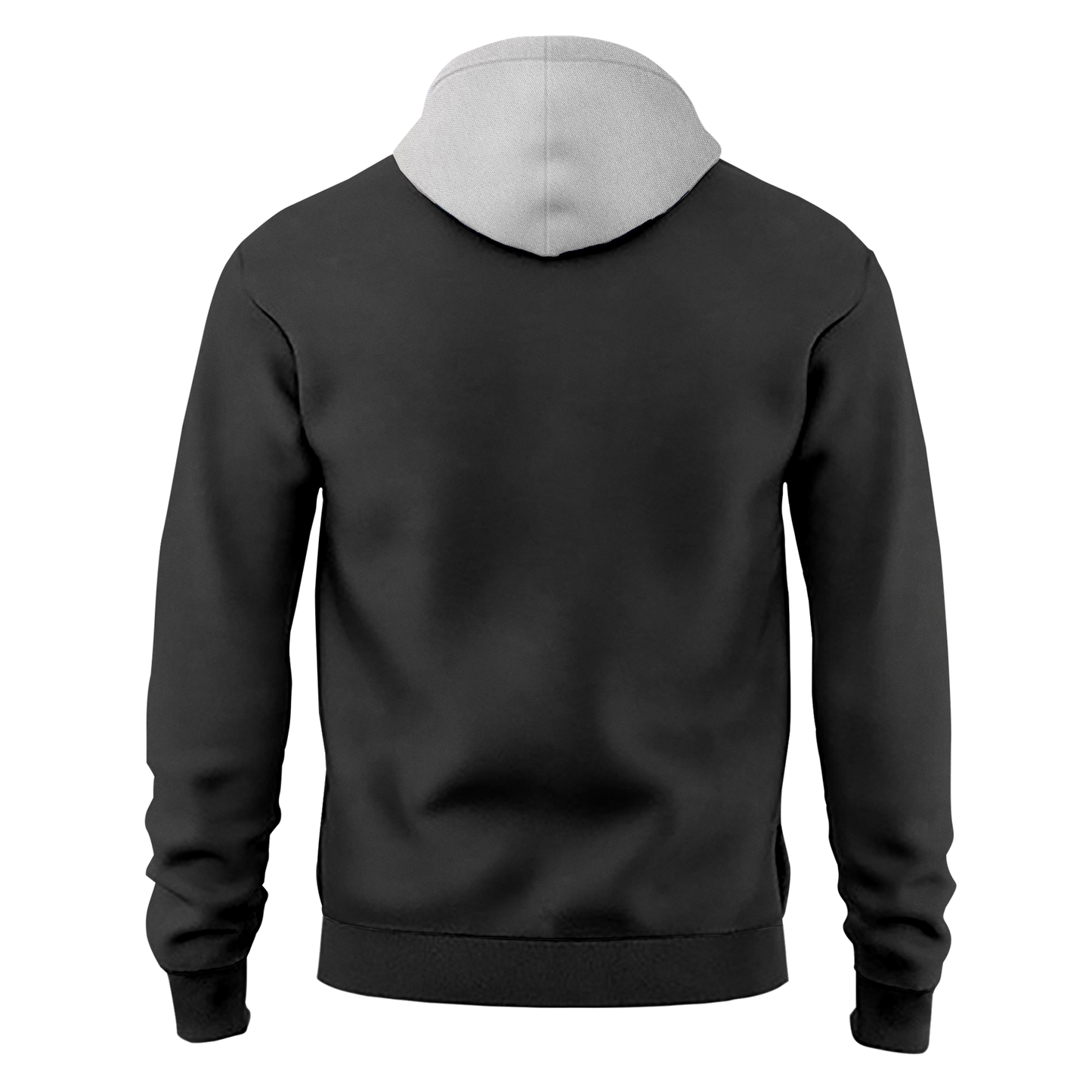 Men's Black Zip up Fleece Hoodie