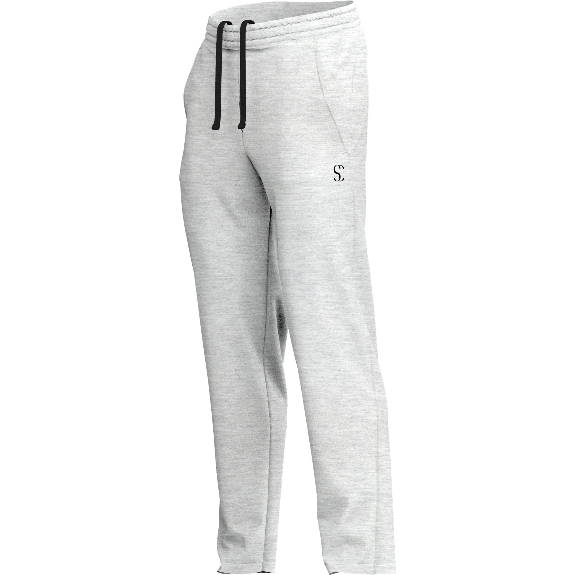 Sporty Clad Men's Heather Grey Sweatpants Thermal Cotton Fleece Loungewear