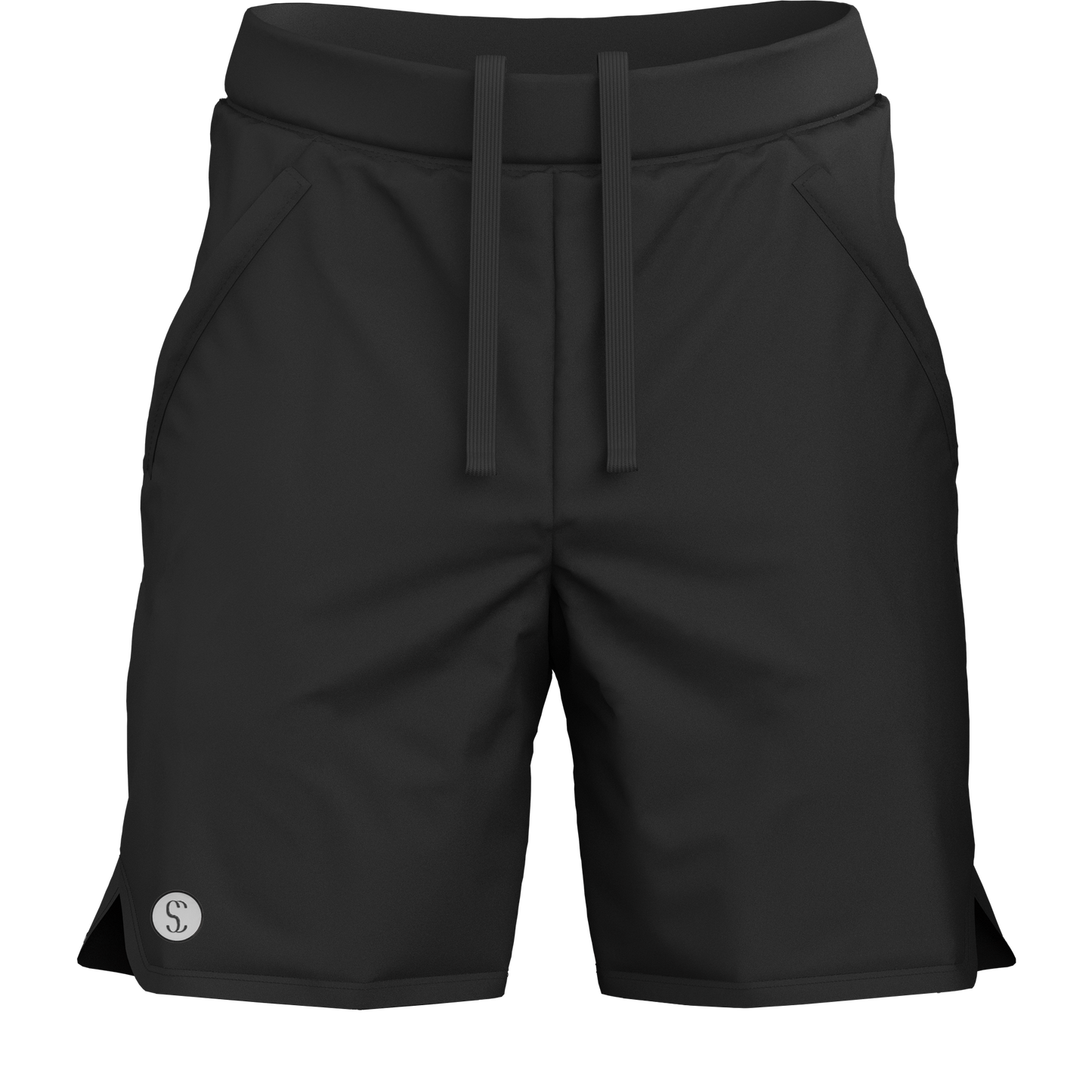 Men's Black Sports Shorts for Running & Gym