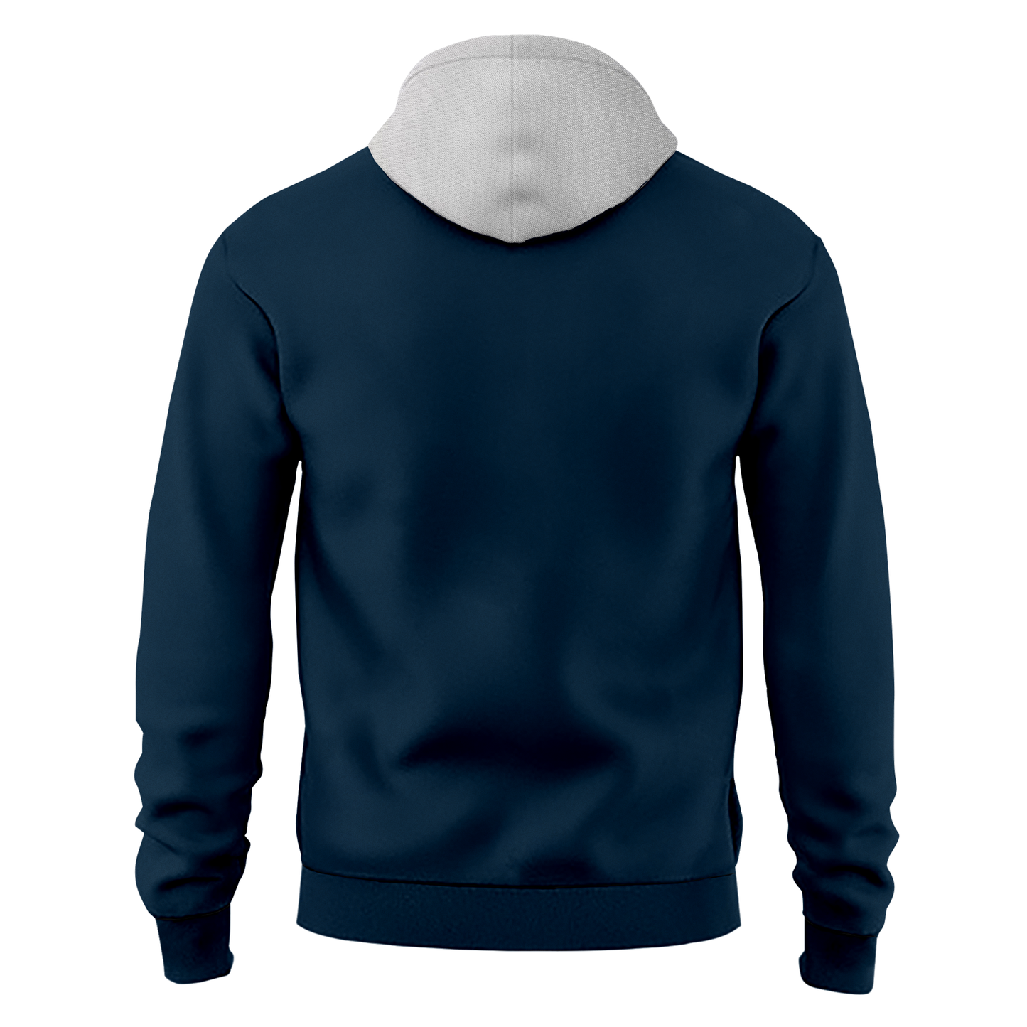 Men's Navy Blue Zip up Fleece Hoodie