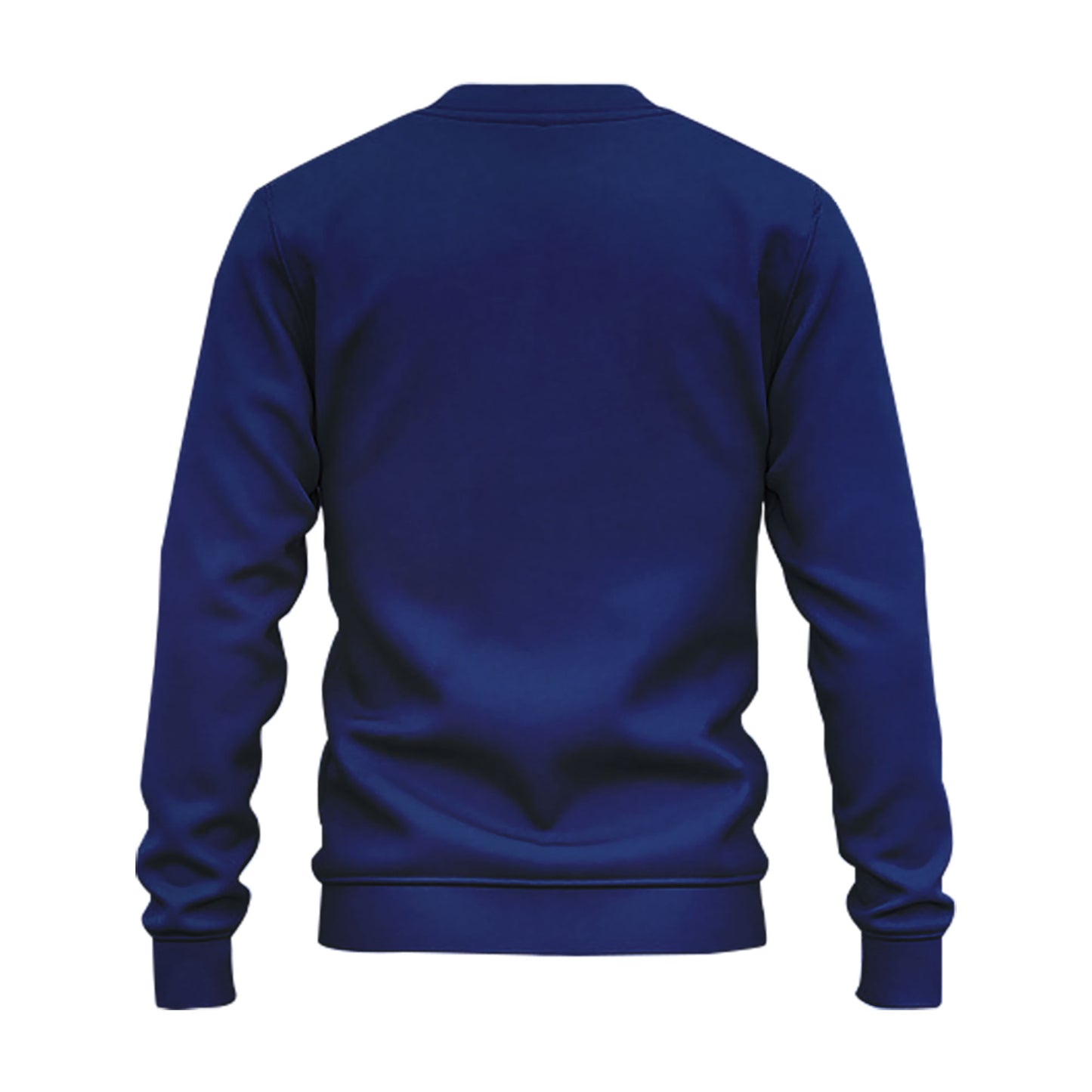 Men's Navy Blue Crewneck Fleece Sweatshirt