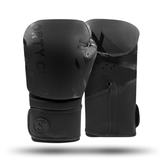 Sporty Clad Ravager Black Boxing Training Gloves Sparring Punching Mitts