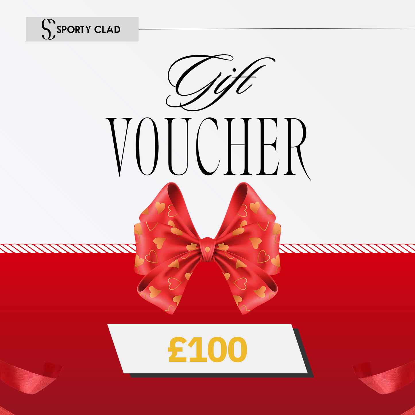 Sporty Clad £100 Gift Voucher