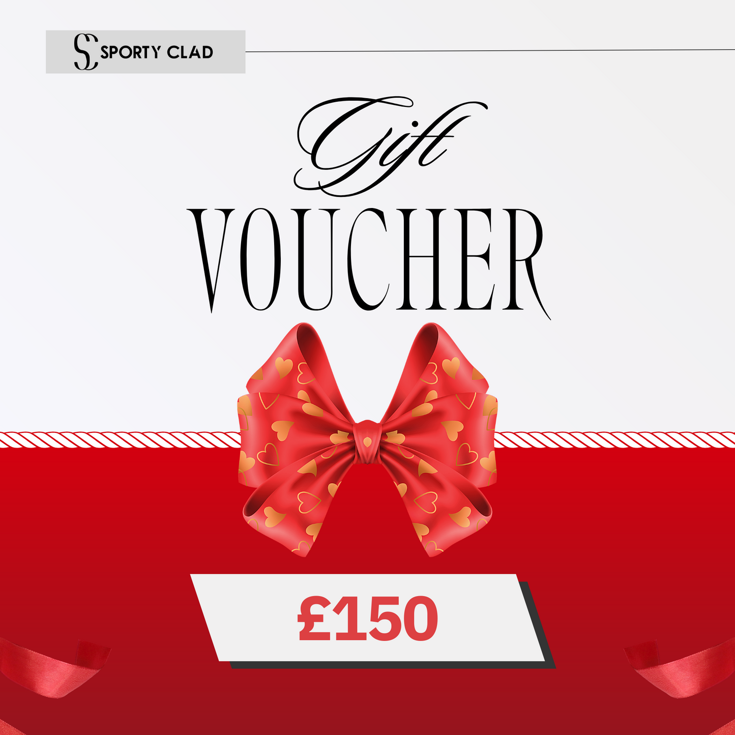 Sporty Clad £150 Gift Voucher