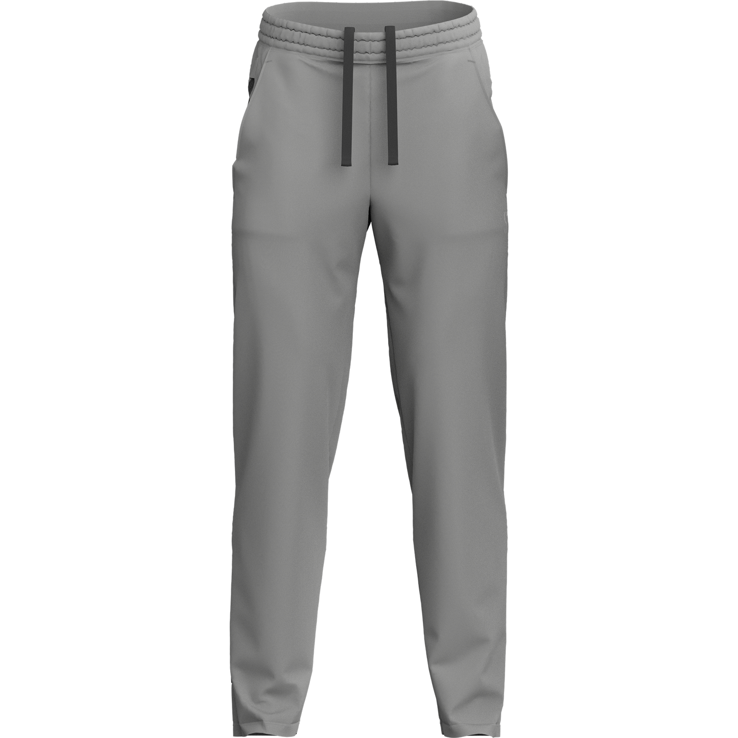 Men's White Long Sleeve T Shirt & Light Grey Joggers Set