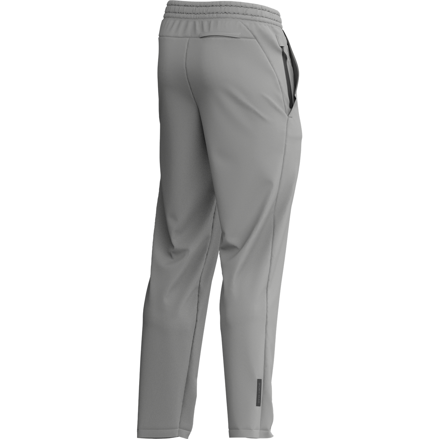 Men's White Long Sleeve T Shirt & Light Grey Joggers Set