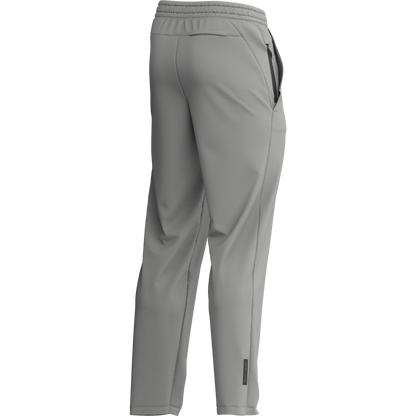 Men's White Long Sleeve T Shirt & Light Grey Joggers Set