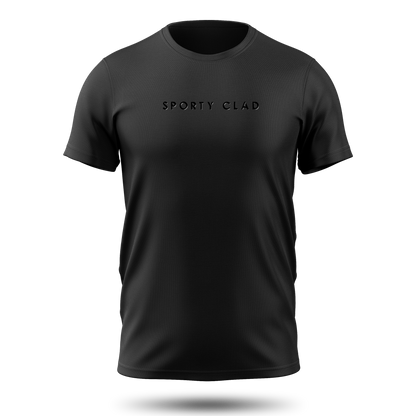 Men's Premium Cotton Black Short Sleeve T-Shirt
