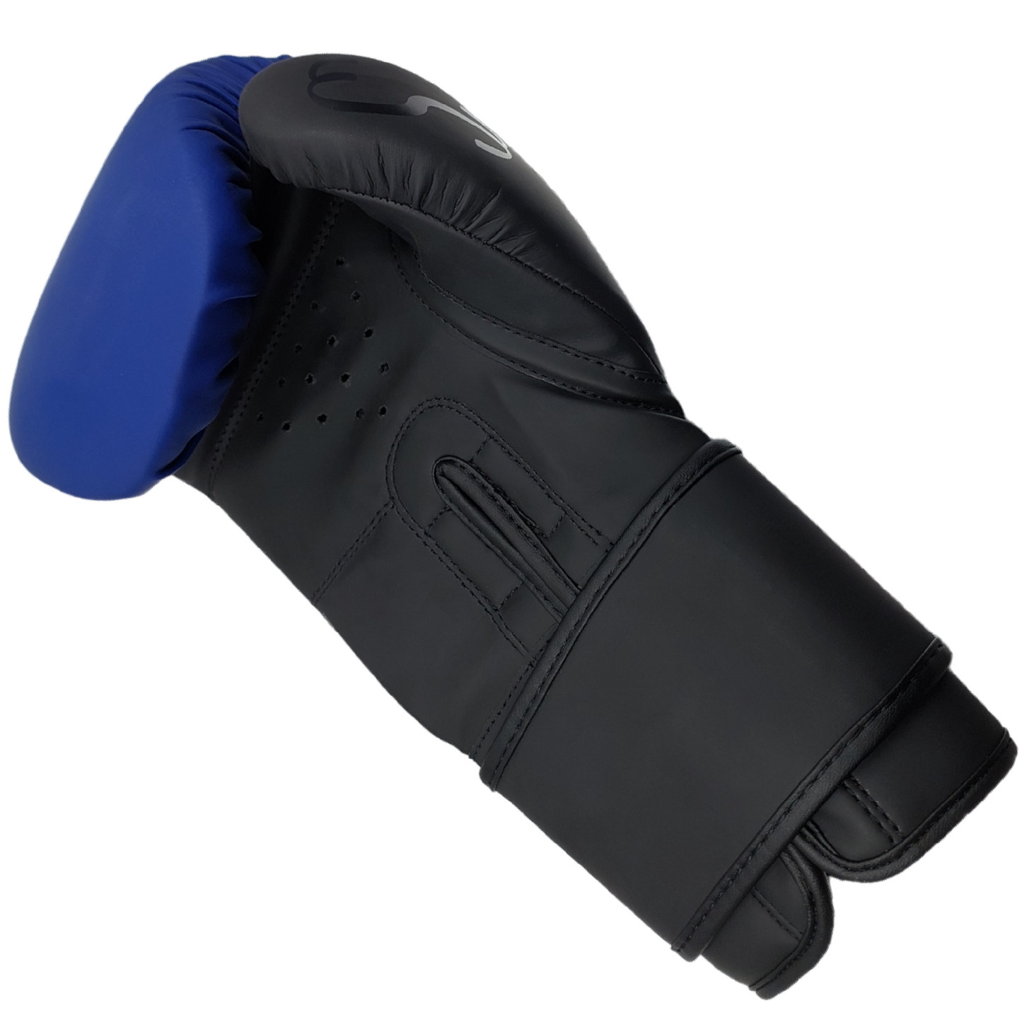 Blue Black Split Boxing Gloves for Training & Sparring Sporty Clad 