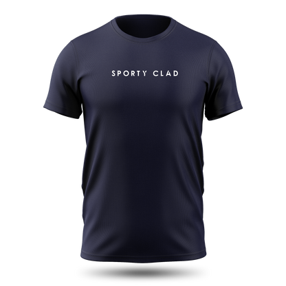 Men's Premium Cotton Blue Short Sleeve T-Shirt