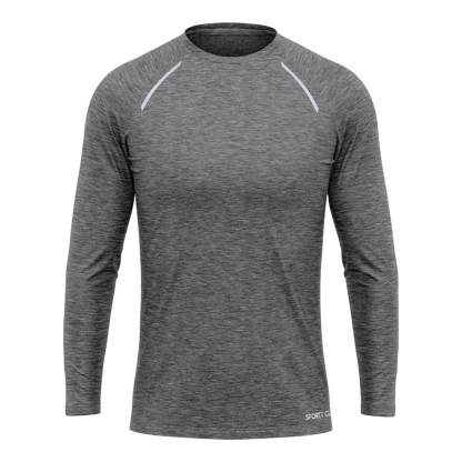 Men's Grey Long Sleeve T Shirt & Light Grey Joggers Set