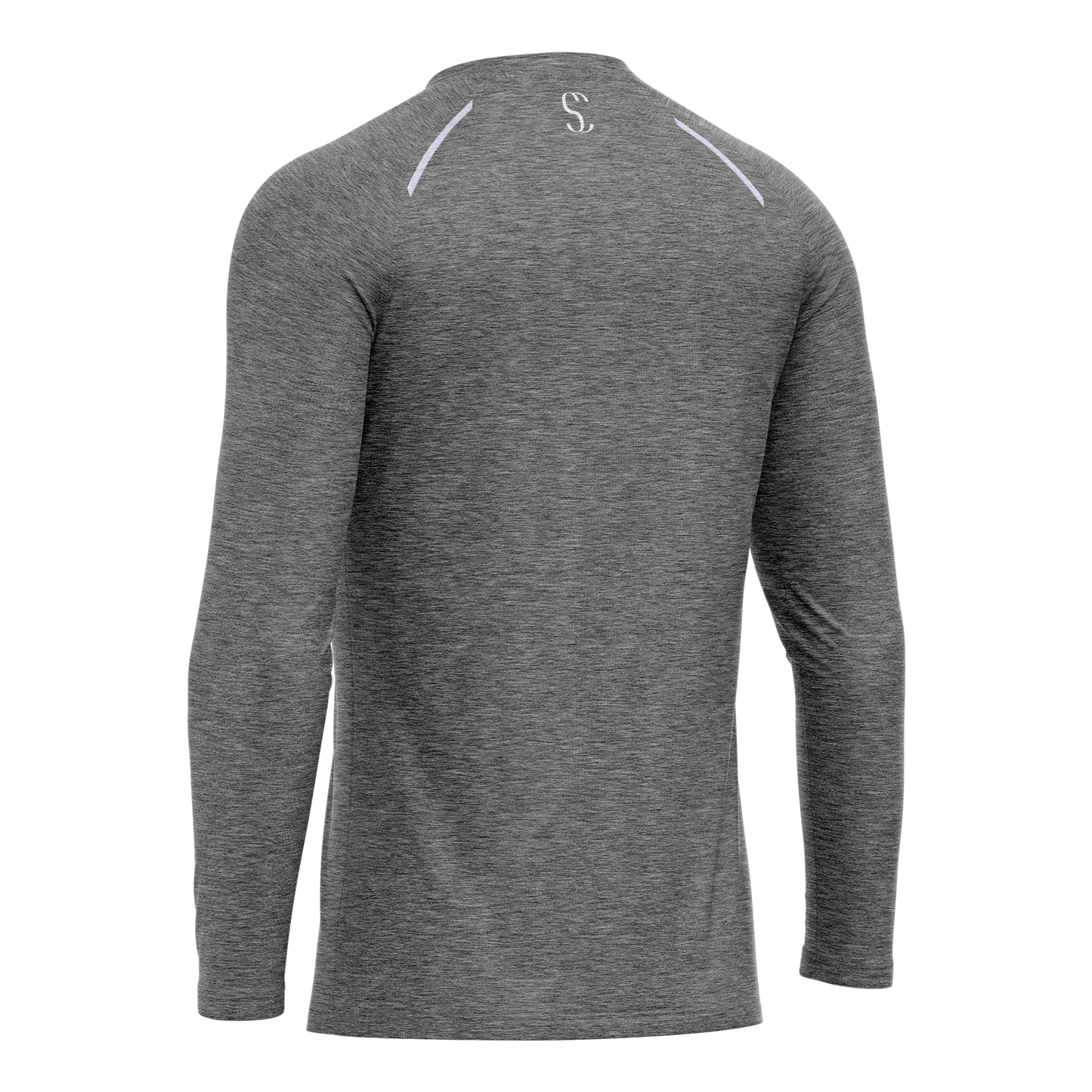 Men's Grey Long Sleeve T Shirt & Dark Grey Joggers Set