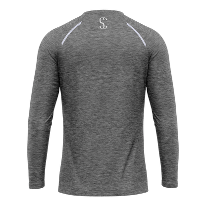 Men's Grey Long Sleeve T Shirt & Light Grey Joggers Set