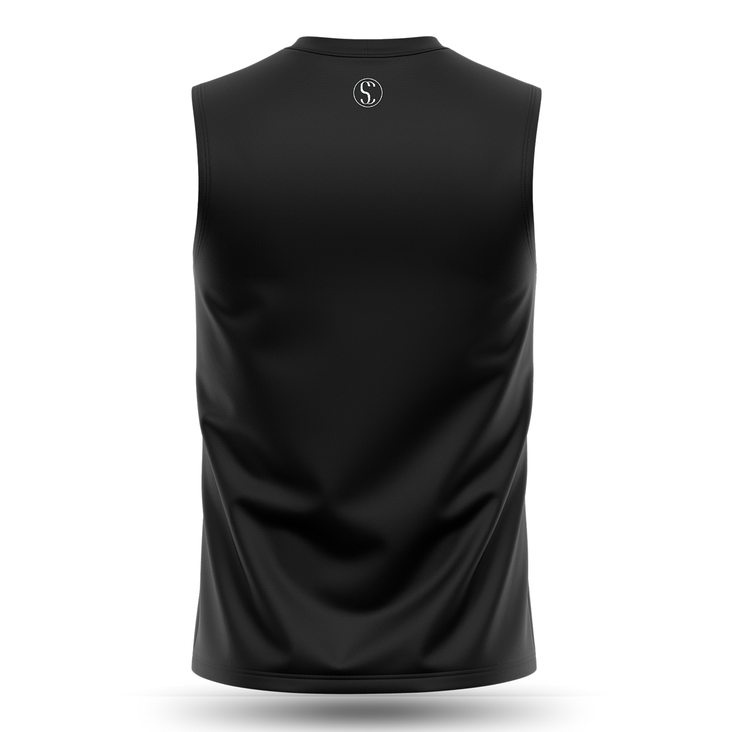 Men's Black Cotton Tank Top Sleeveless Shirt