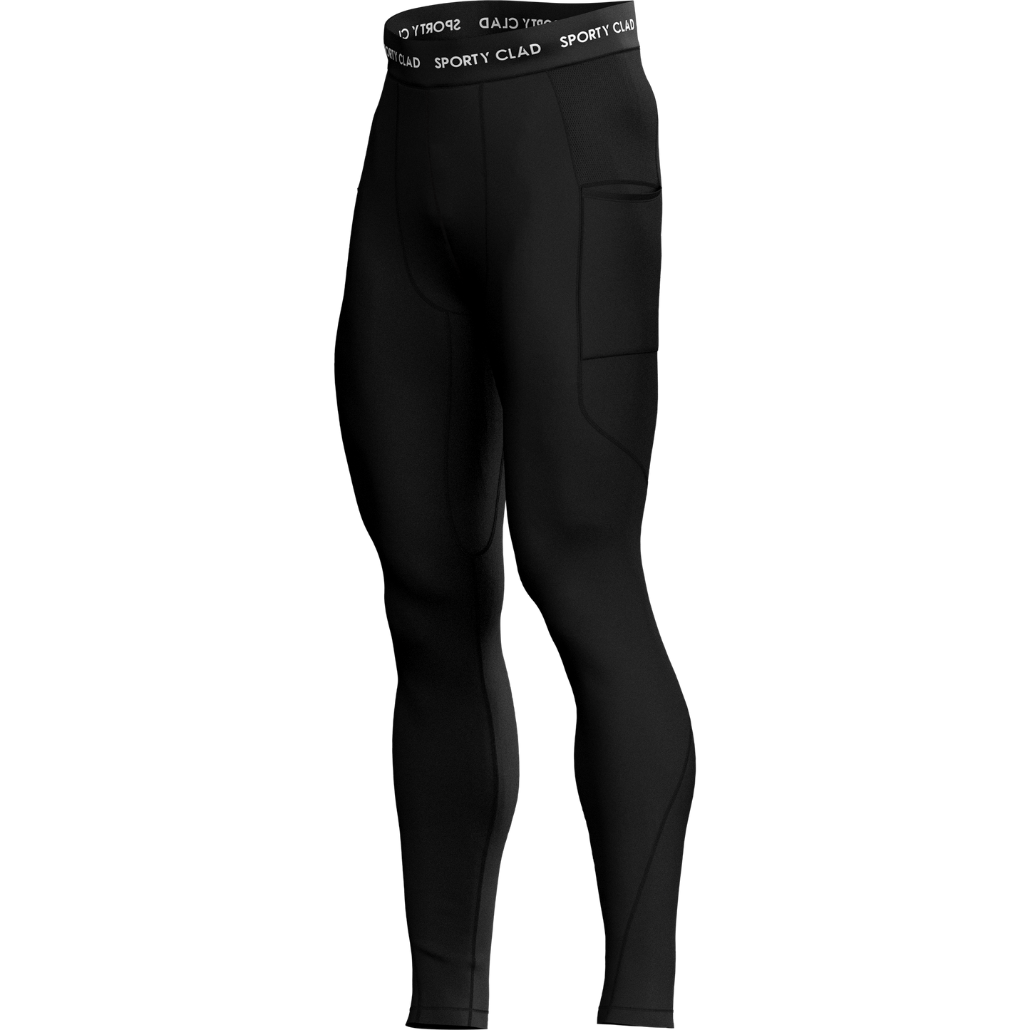 Men's Navy Blue Leggings Thermal Compression Base Layer Meggings - Sporty  Clad®