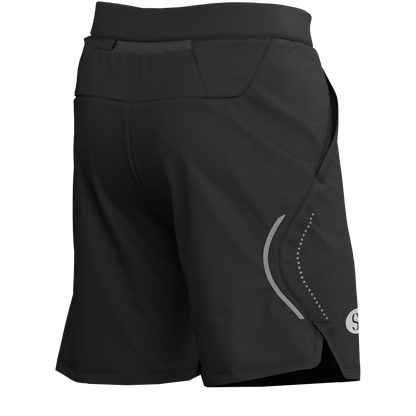 Men's Black Sports Shorts for Running & Gym