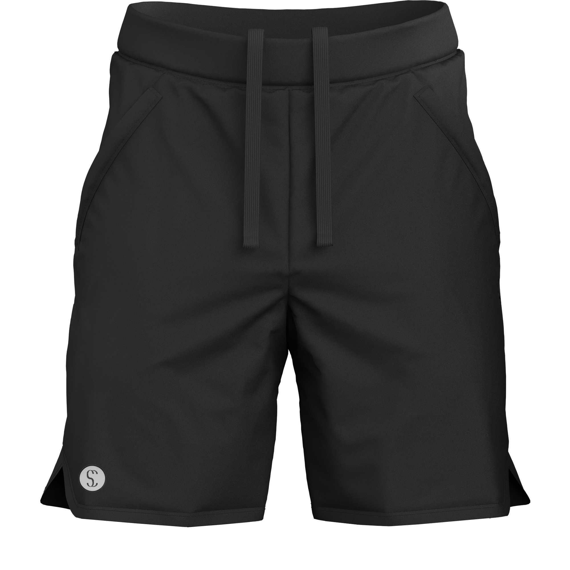 mens long workout shorts