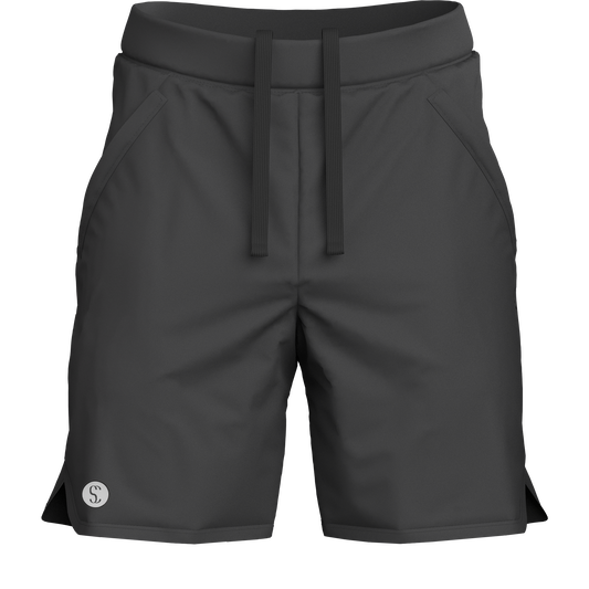Men's Grey Sports Shorts for Running & Gym