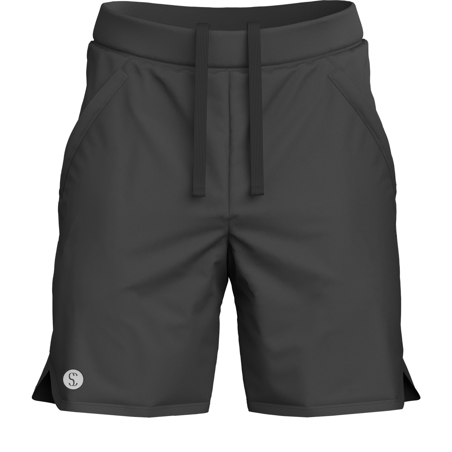 Men's Grey Sports Shorts for Running & Gym