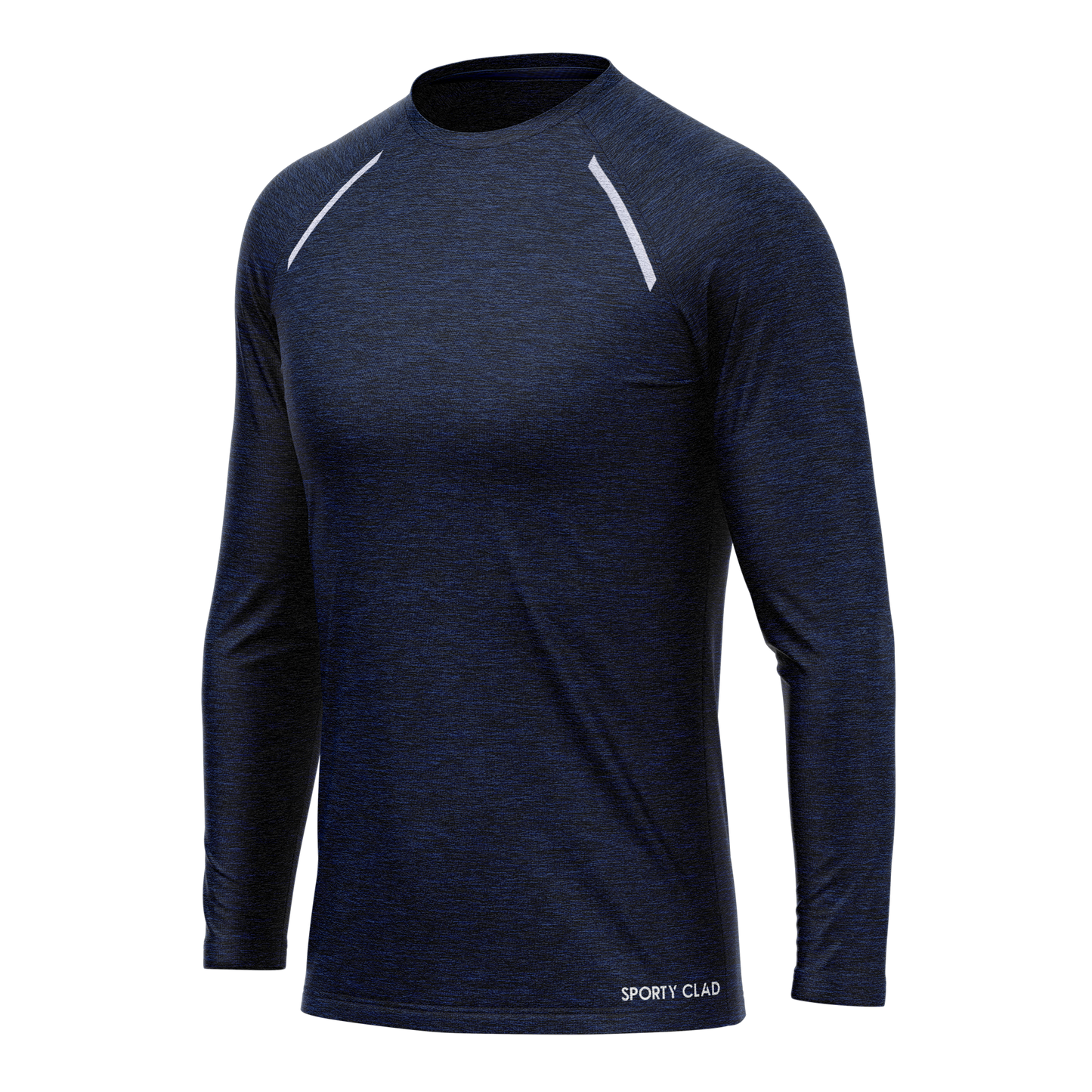 Men's Blue Long Sleeve Thermal T-Shirt