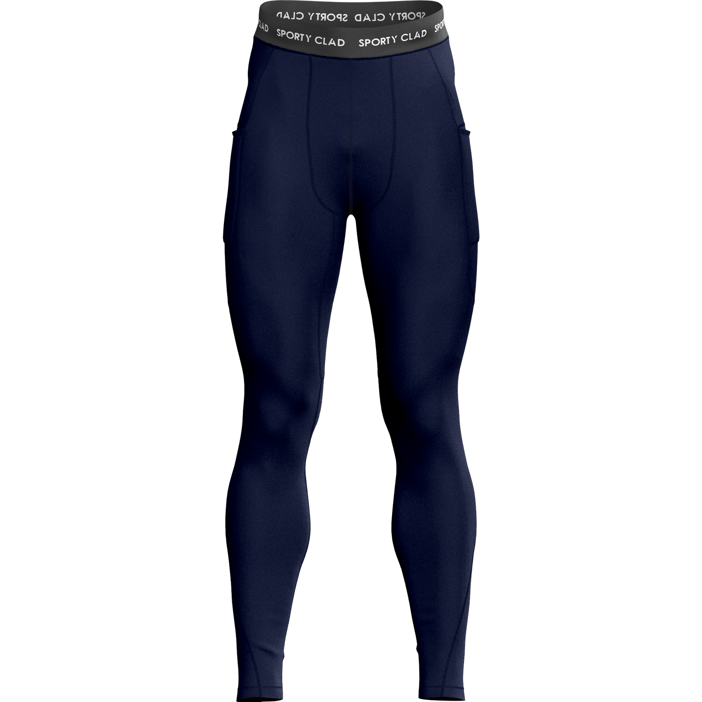 Navy blue compression leggings on sale