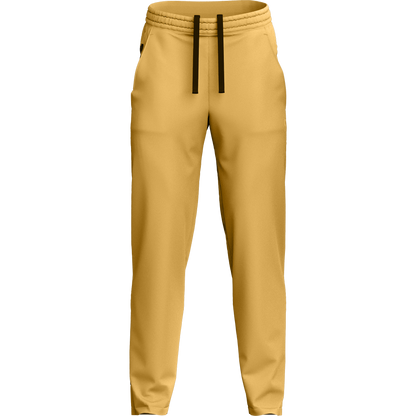 Men's Beige Poly Fleece Thermal Tracksuit Bottoms