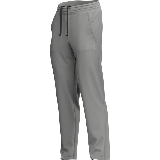 Sporty Clad Men's Light Grey Tracksuit Bottoms Joggers for Running