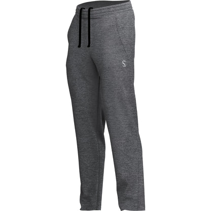 Sporty Clad Men's Grey Sweatpants Thermal Cotton Fleece Loungewear